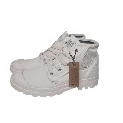 Palladium Pampa Hi Women's White -Vegan Size 8.5