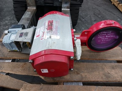 New Bray 8'' Pneumatic Actuated Valve Masoneilan SV-II SV-12-3112311 Positioner