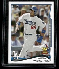 Yasiel Puig 2014 Topps #331 Gold Cup