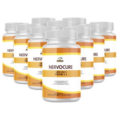 Nervocure- Nerve Health Support- 10 Bottles- 600 Capsules