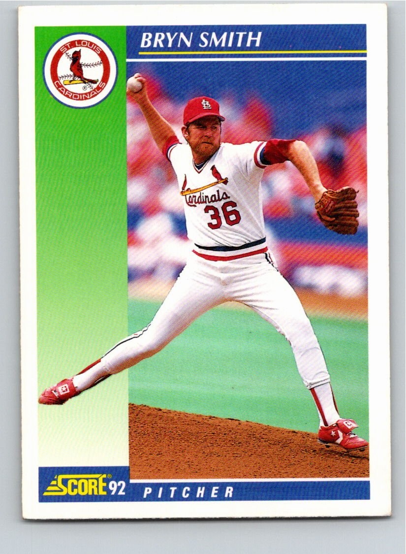 1992 Score #529 Bryn Smith St. Louis Cardinals Free Shipping!