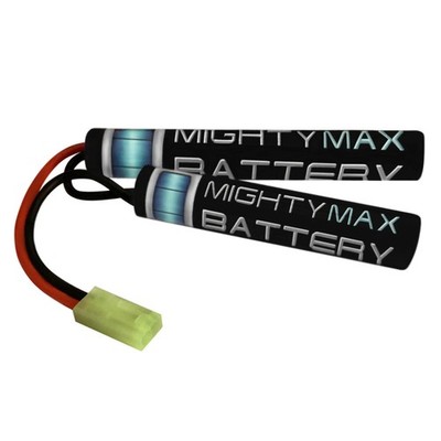 Mighty Max 8.4V 1600mAh NiMH Butterfly Replaces Umarex GG HK MP5 A5 EBB AEG SMG