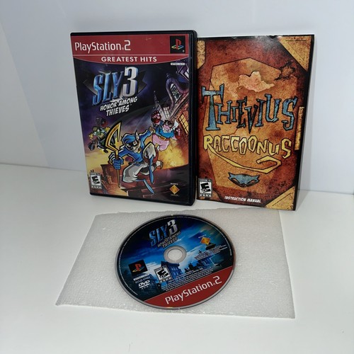 Sly 3 Honor Among Thieves PlayStation 2 PS2 Tested CIB with 3D Glasses