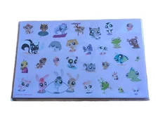 Littlest Pet Shop Stickers Pets 2009 Hasbro Bunny Dogs Bird Frog Bugs Lps
