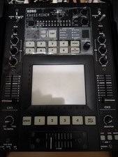 Korg KM-402 Kaoss Mixer DJ Mixer Kaoss Pad FX Black Tested Working Japan