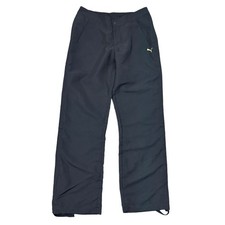 Puma Tracksuit Bottoms Pants Retro 90s Baggy Black Womens Medium