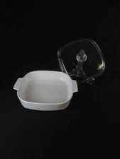 Corning Ware Casserole MW-A-10 Pyrex Cover A12X 2-B 10"