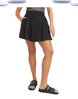 Ex Simply Be Womens Black Floaty Linen Blend Shorts