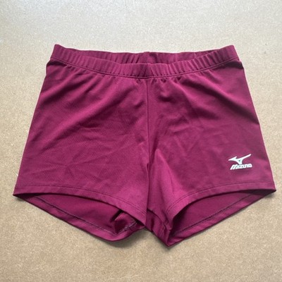 Mizuno Low Rider Women s Volleyball Shorts - Spandex - New No Tags Medium Maroon