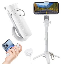 for Magsafe Tripod Stand for iPhone,Portable Pocket Size Selfie Stick with Re...