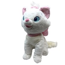 Disney Store Marie Plush The Aristocats Stuffed Animal Pink Bow Cat Toy 13 in