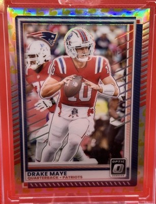 Panini 2025 Donruss Optic Drake Maye Patriots Prizm #47 Flex emoji 💪🏻 /199