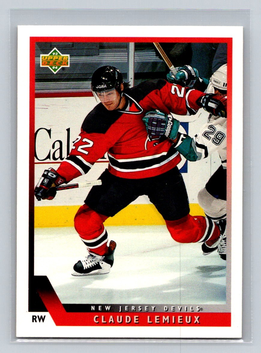 1993-94 Upper Deck #391 Claude Lemieux New Jersey Devils