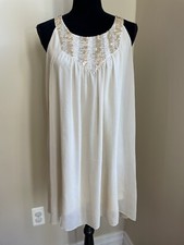 Forever 21 XXI Tan Dress Sequin Cocktail size Medium