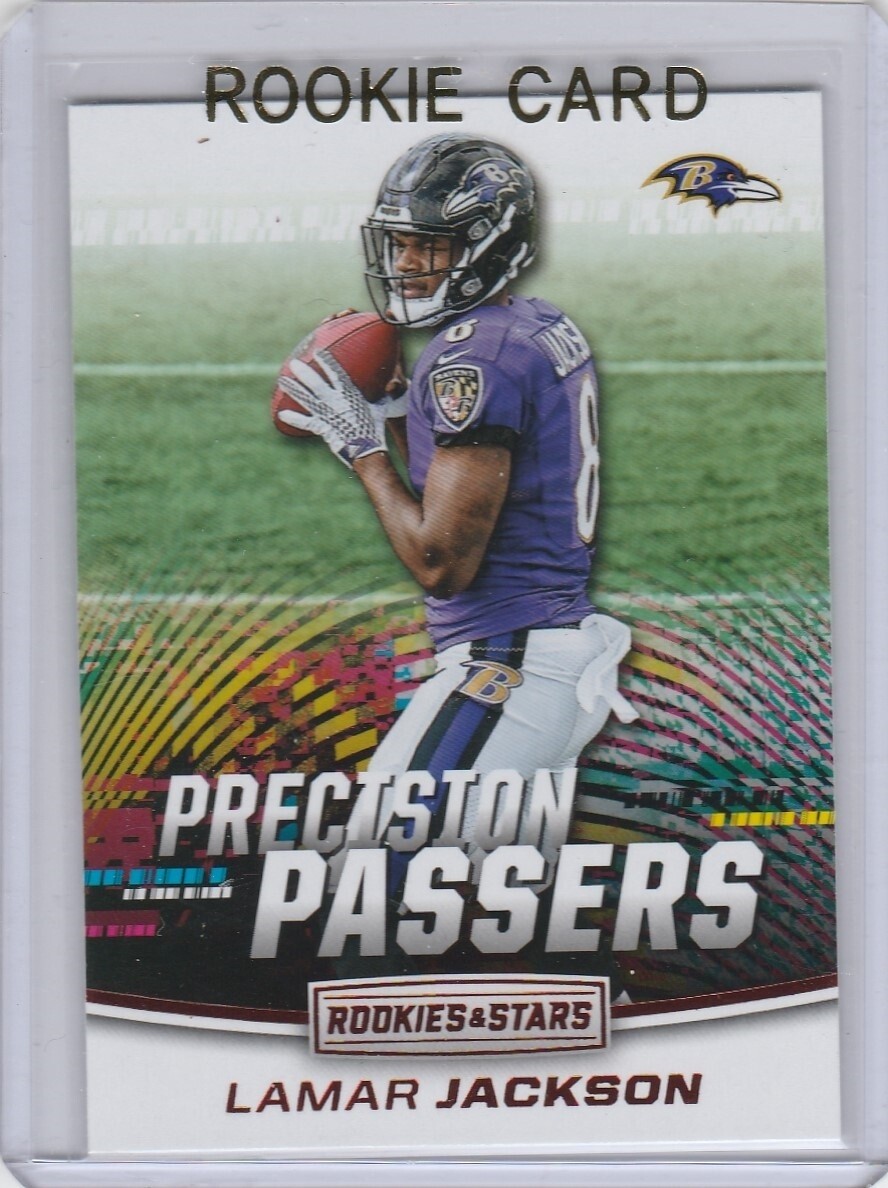 Lamar Jackson Panini Rookies & Stars Precision Passers #PP19 Base