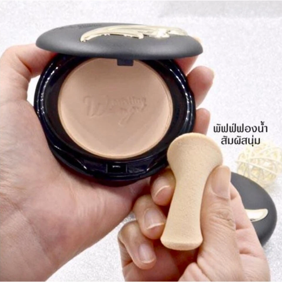 Mistine Powder Foundation Wings Extra Cover Super Powder SPF25 PA++ Face 10g. - Image 4 of 4