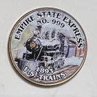 Empire State Express No. 999 U.S. Trains Colorized Clad Kennedy Half Dollar