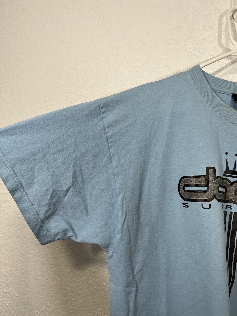 Vintage Dada Supreme T Shirt Mens Size 2XL XXL Blue Faded