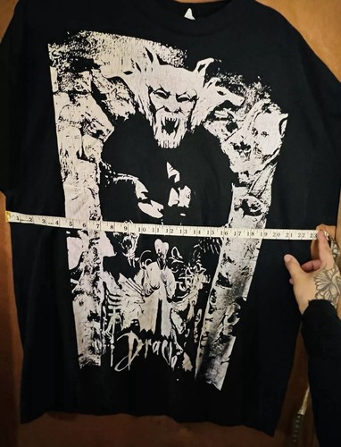 Camisa Promocional De Colección Años 90 Bram Stoker’s Drácula Película Puntada Única Vampiro RARA