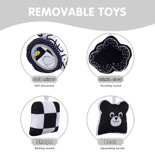 Baby Gym Play Mat, Tummy Time Mat & Activity for Infant, Gyms &...  - Picture 3 of 7