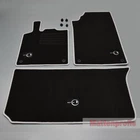Mat professionals velour floor mats set Edi silver for Smart Fortwo 451 manufacturing years 2007-2014