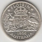 1956 Elizabeth II Florin — photo from another recent sale