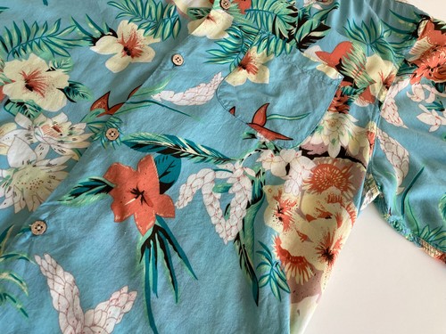 ALLSAINTS CALYPSO SHIRT SHORT SLEEVE FLORAL HAWAIIAN SUMMER HOLIDAY BEACH SMALL - Picture 14 of 18