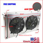 4 Rows Aluminum Radiator&Fan For Chevelle Gto Cutlass Lemans 1968-1972 7.4L #161