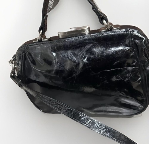 Cartera Bandolera Patricia Nash Gracchi Marco Cuero Negro - Imagen 4 de 5