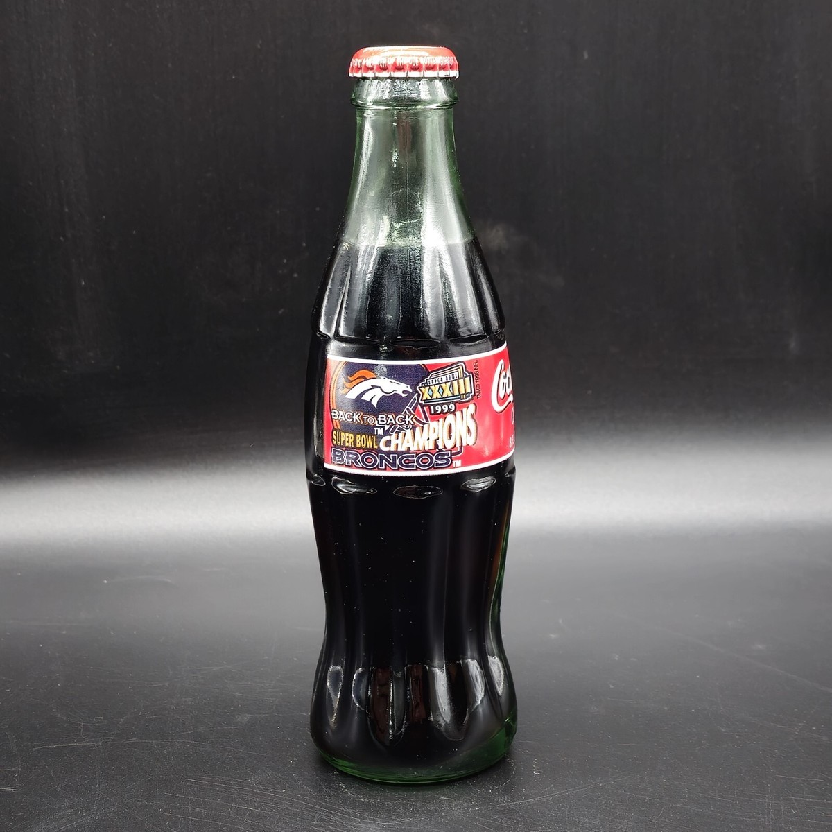 Super Bowl XXXIII 1999 Broncos Champions Coca Cola Classic Coke Super Bowl XXXIII 1999 Broncos Champions Coca Cola Classic Coke