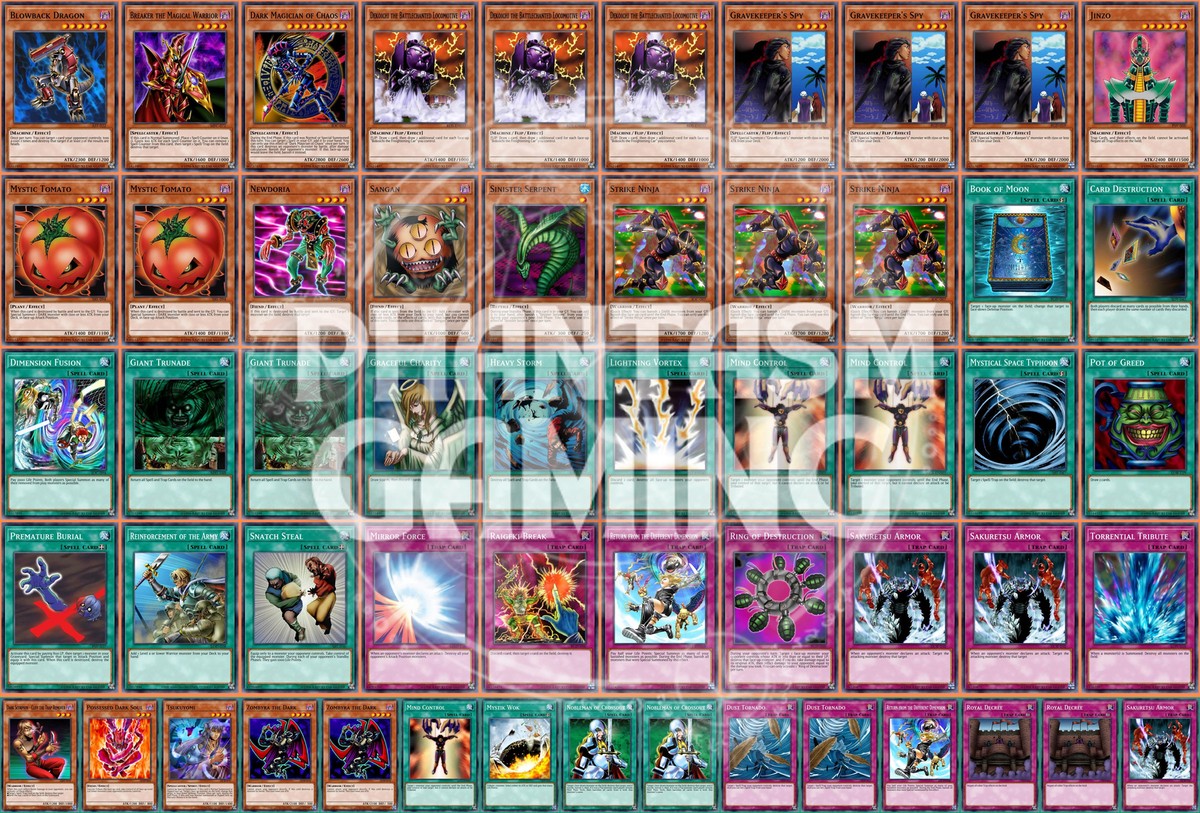 GOATBED DLカードセット Strike Ninja Deck Goat Mind Control Dekoichi Dark Magician Yugioh
