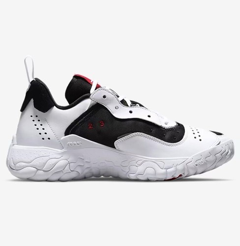 Scarpe da uomo Jordan Delta 2 taglia 10,5 nero/off nero/bianco/rosso universitario CV8121FSH - Foto 3 di 8