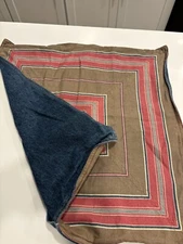 Nautica Seaward Denim and Stripe European EURO 17” Square Pillow Sham