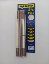 Vintage Top Quality 6ft Folding Rule. Durable Eagle Tools. Made In USA. NEW
