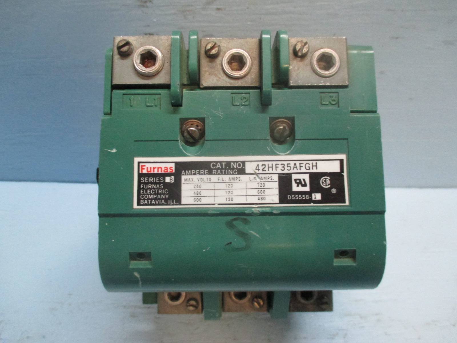 Furnas 42HF35AFGH Definite Purpose Controller 120V Coil 600V 120A Contactor Ograniczona ilość, oryginalna gwarancja