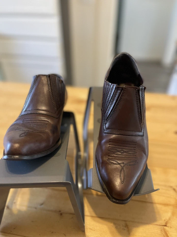 Botines para mujer Durango talla 6M cuero negro occidental usados en excelente estado Foto 2 de 4