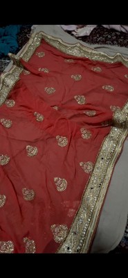 Indischer pakistanischer Damen-Saree für Hochzeiten und Partys 