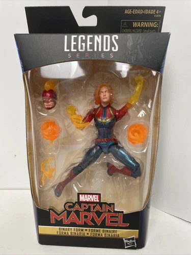 Figura de la serie Captain Marvel Legends (forma binaria) - escala de 6 pulgadas - ES076 - 4+