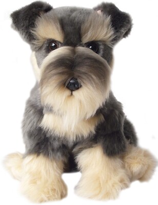 Schnauzer Plüschtier Hund Teddy von Faithful Friends 23 cmH. Welpenliebhaber Geschenk