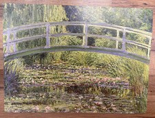 The Water-Lily Pond by Claude Monet Reproduction Print Unframed Impressionism