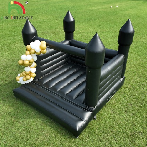 13FT Commercial PVC Inflatable Bounce House Black Bouncy Castle For Party Event - Picture 13 of 13