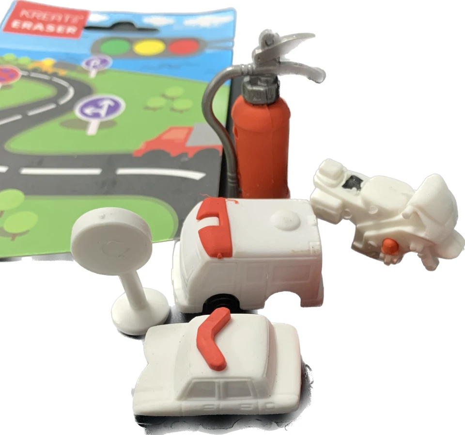 5set Kreati Fancy Eraser Rescue Unit | Resceu Print Design | Stationery Kids - Image 2 of 4