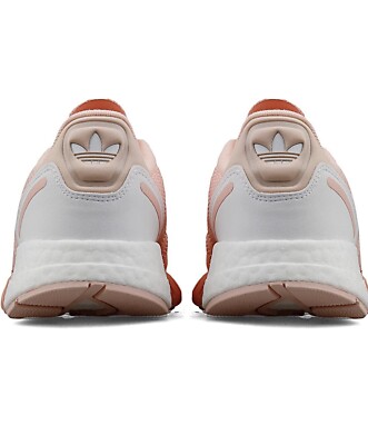 Myu♡*゜ Adidas ZX 1K Boost Pink White running gym New Shoes Rare