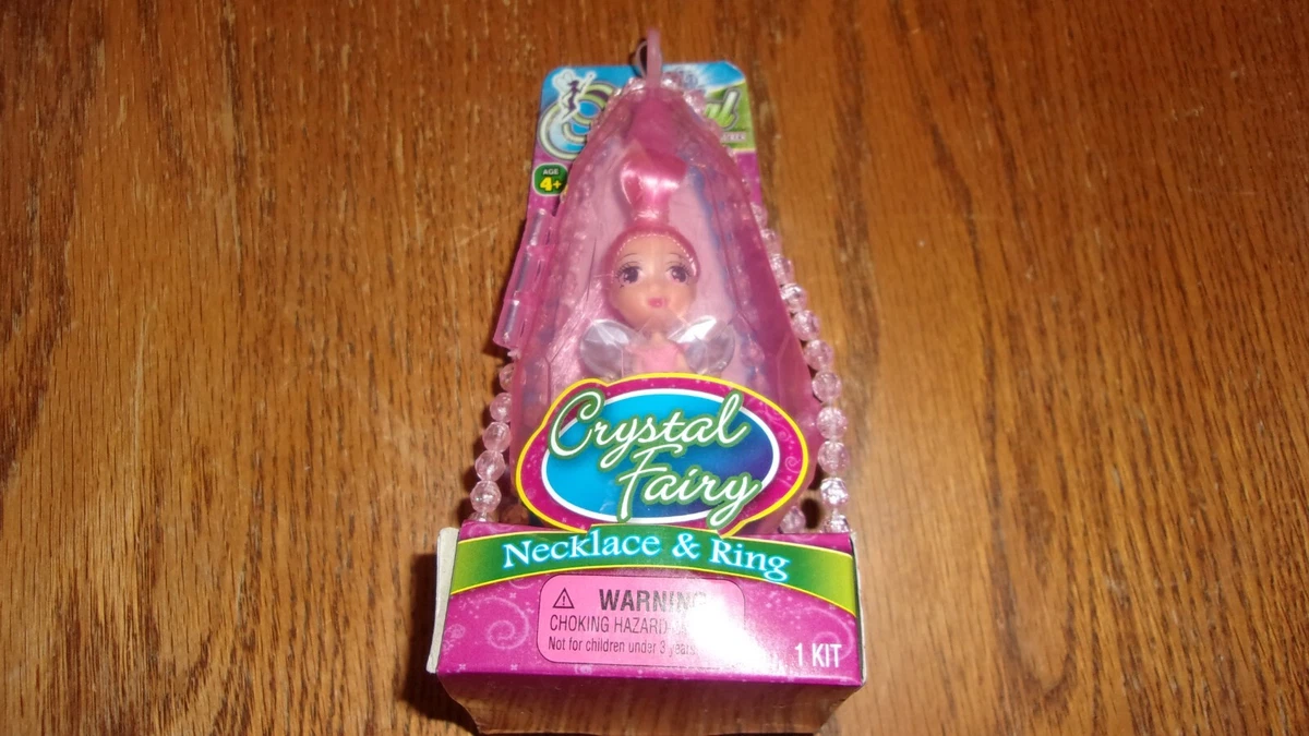 Ja-Ru Inc Magical Treasures Crystal Fairy Necklace and Ring #2429 Ages 4+