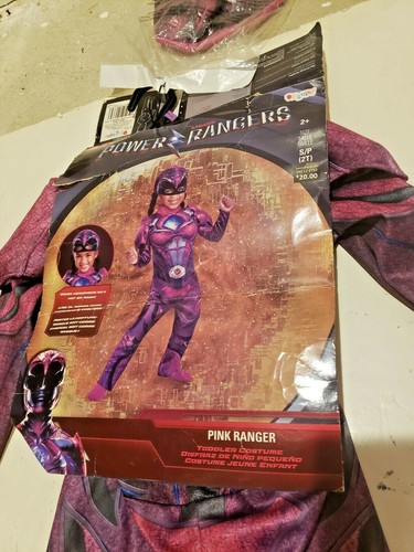 Power Rangers Pink Ranger Saban Halloween costume 2T toddler Target Disguise - Picture 2 of 7