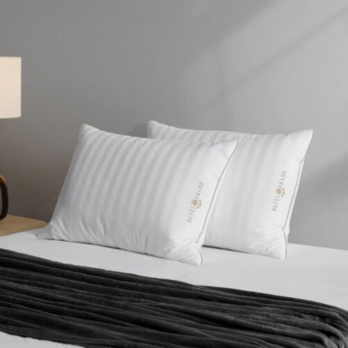 Hotel Grand Feather & Down Pillow, 2-pack 500 Thread Count Standard / Queen Size