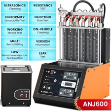 ANCEL ANJ600 Ultrasonic Fuel Injector Cleaner Tester Tool GDI Resistance Test