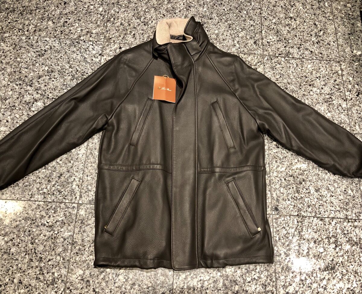 LORO PIANA Brown Leather Cashmere Jacket | eBay LORO PIANA Brown Leather Cashmere Jacket | eBay
