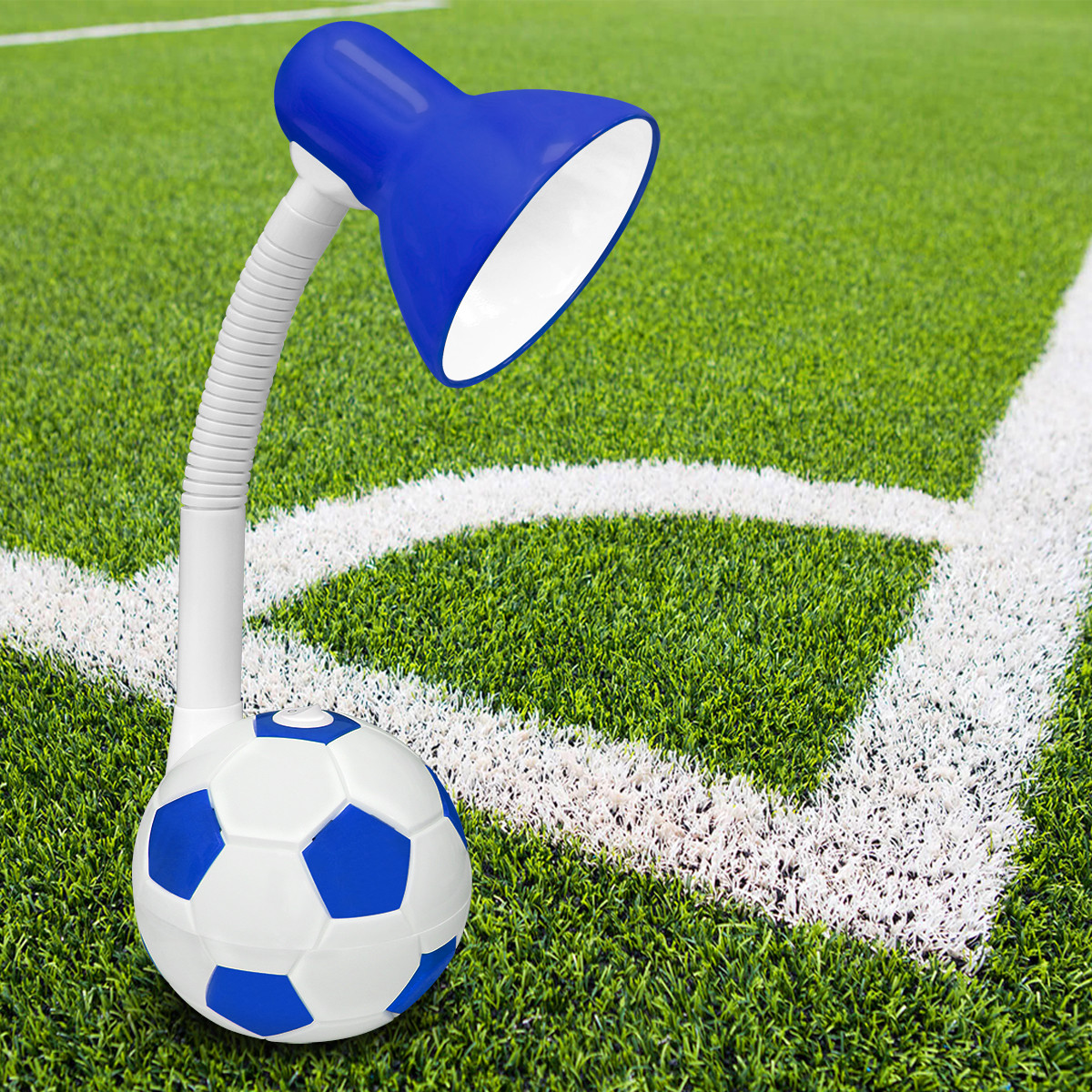 Football Desk Lamp Kids Playroom Bedside Night Light Table Lamp On/Off