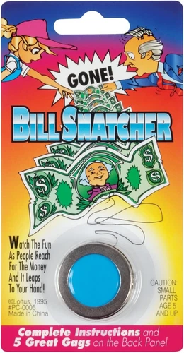 Metal Dollar Bill Snatcher Magic Trick - Prank Joke Gag Fun Times - product listing photo